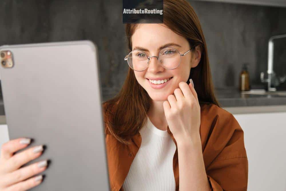 chica con gafas
