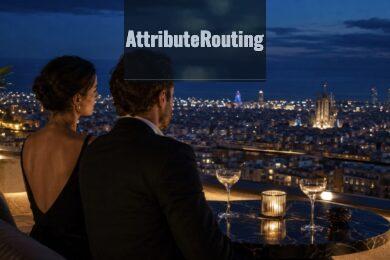 Pareja disfrutando de una noche exclusiva en Barcelona