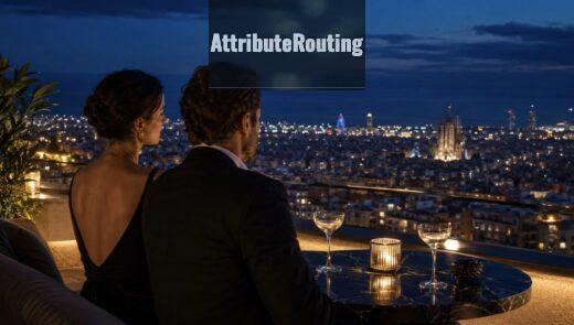Pareja disfrutando de una noche exclusiva en Barcelona
